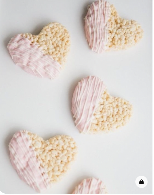 Rice Krispy Hearts